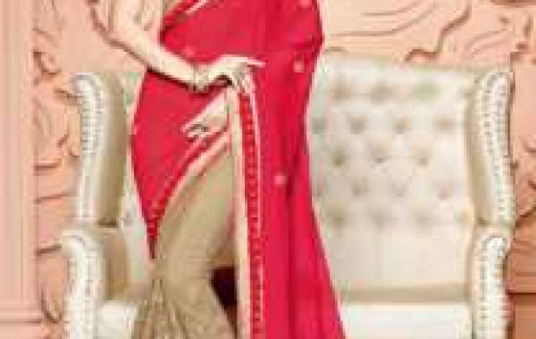 traditional look in saree - onlinechikan.com