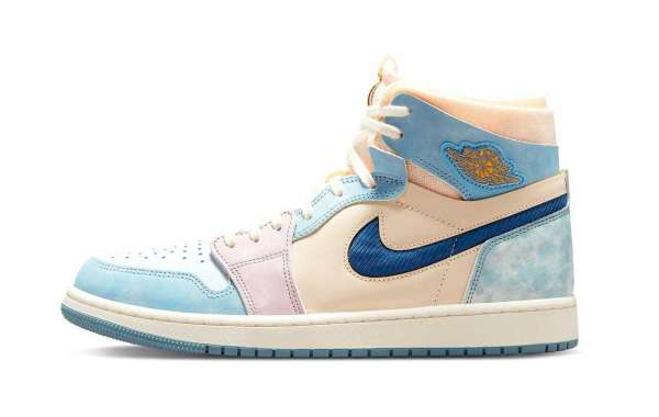 2022 New Air Jordan 1 Zoom CMFT "Celestine Blue" DQ5091-041 faded sky effect!