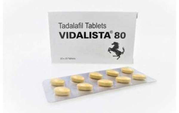 Vidalista 80 With Tadalafil | FDA Pill